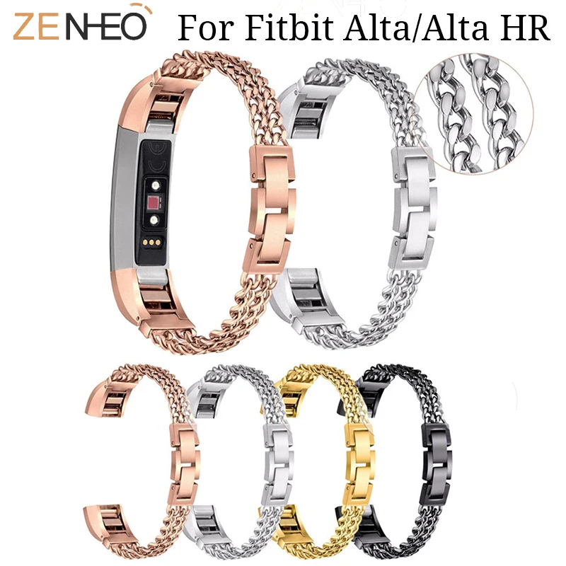 Браслет из нержавеющей стали для Fitbit Alta/Alta HR ремешок для часов Регулируемый ручной браслет Для Fitbit Alta HR умные ремешки для часов ремень