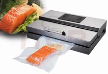 Machine Sous Vide Inox Food Processor Vacuum Sealer Packaging Machine commercial Vacuum Sealer EU Plug Stainless Steel Body