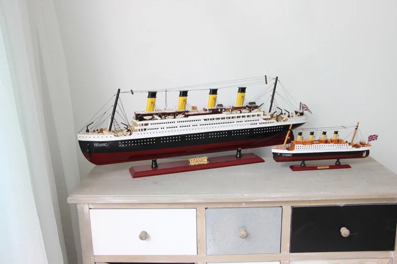 Titanic деревянные модели парусного корабля предметы мебели креативная лодка морской домашний декор подарки ремесла украшение сувенир