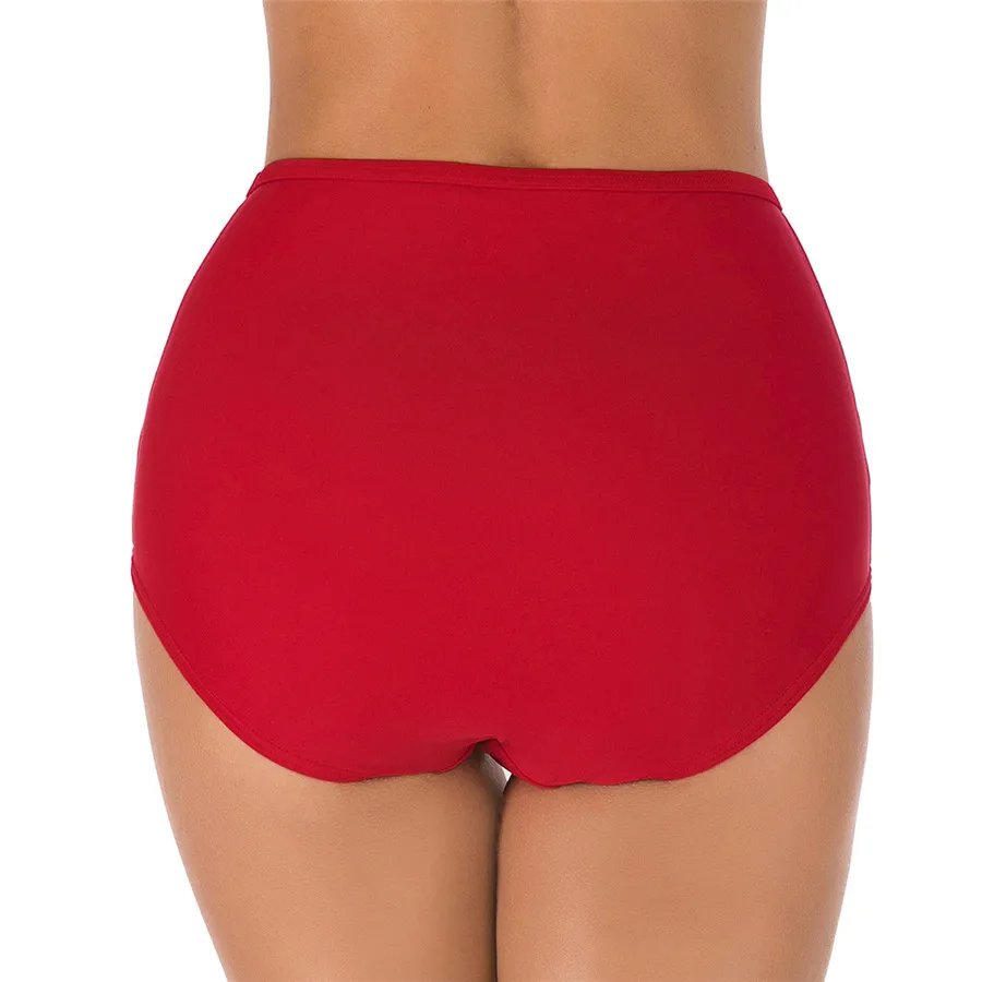 2019 women's sexy beach shorts high waist beach stretch shorts bikini ming shorts for lady quick dry swimming shorts female 40J8 (6) - 