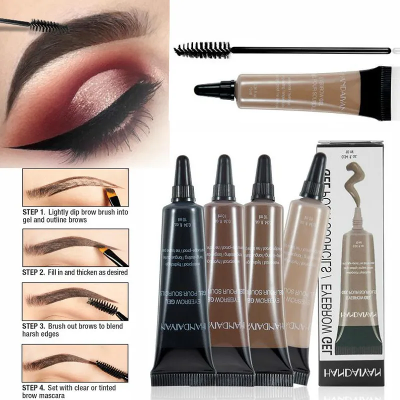 

Tattoo Paint For Eyebrow Gel Mascara Eyebrow Tinted Brow Gel Makeup Waterproof Eye Brows Tint Creamy With Brush Eyebrow Enhance