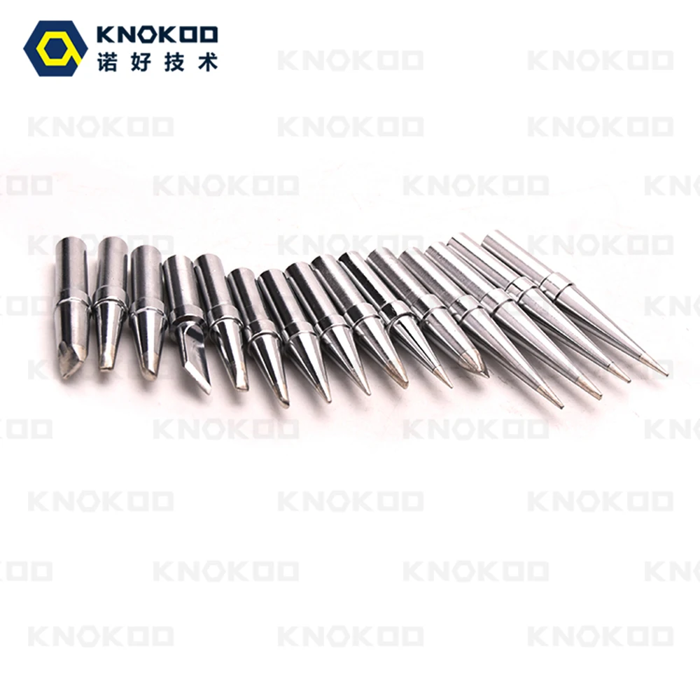 

KNOKOO ET Series soldering iron tips ETF ETH ETJ ETK ETKN for Soldering station WES51/WESD51/EC1201A/PES51 iron