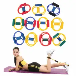 1 шт сопротивление 8 Тип грудные мышцы канат-эспандер тренировки фитнес упражнения трубка для йоги спортивные потянув тренажер потеря веса