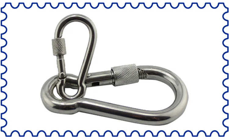 Нержавеющей гайки болтами крюк карабин SUS304 Нержавеющая сталь 9*90 мм ...