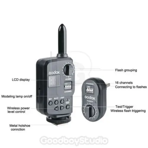 GODOX WITSTRO FT-16 беспроводной контроллер питания Flash Strobe Trigger с 2 приемниками