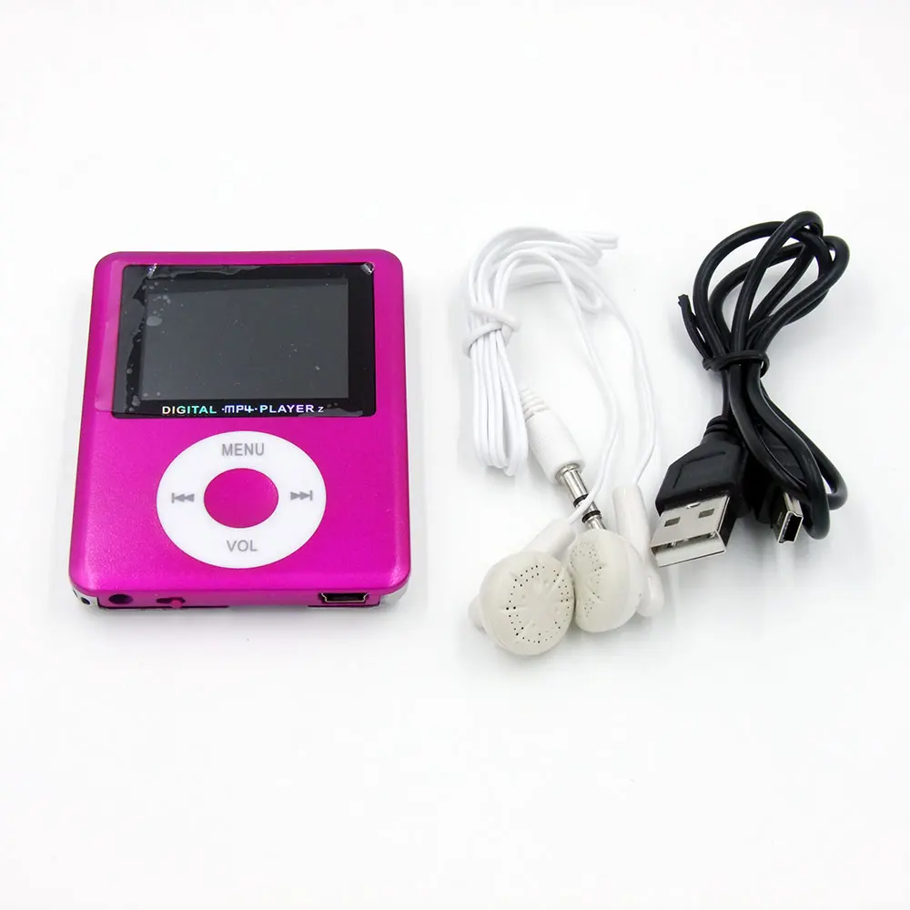 Модный дизайн 1," lcd 3th MP4 музыкальный плеер MP3-плеер с поддержкой карт памяти micro sd до 32 Гб Видео Фото просмотра чтения электронных книг