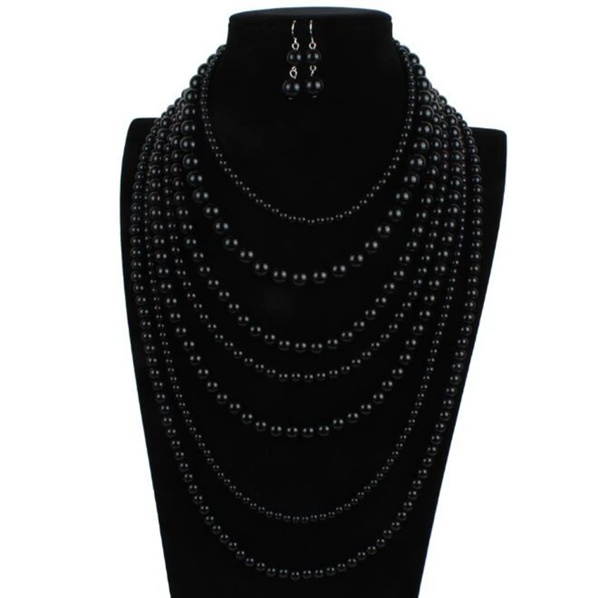 statement necklace earrings set (6)