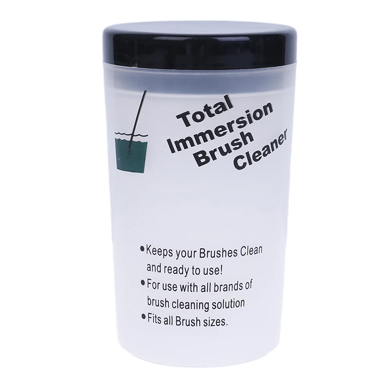 Nail Art Brush Cleaning Soaker Bottle Polish Remover Container Cup Empty Holder Cleaning Cup Suitable For All Brush Sizes New