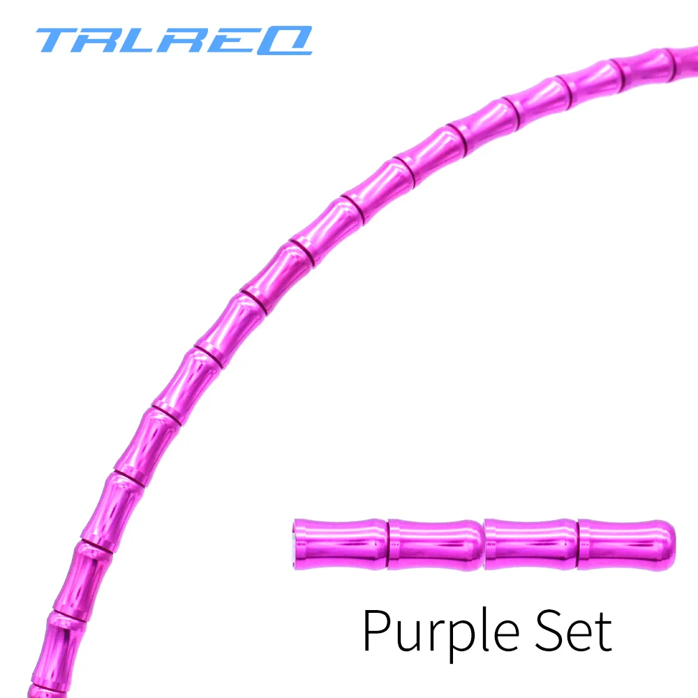 Тормозной механизм горного велосипеда сдвиг корпус набор чпу бамбуковый алюминиевый сплав звенья дорожный велосипедный переключатель тормоза Красочный корпус - Цвет: Purple