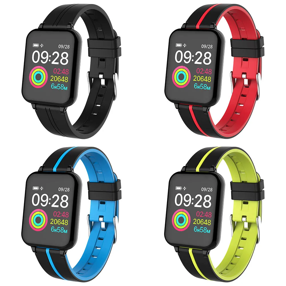 

MHKBD Blood Pressure Bracelet Color Screen Ssmart Watch Sports Running Recording Heart Rate Monitoring Smart Wristband KBD0040