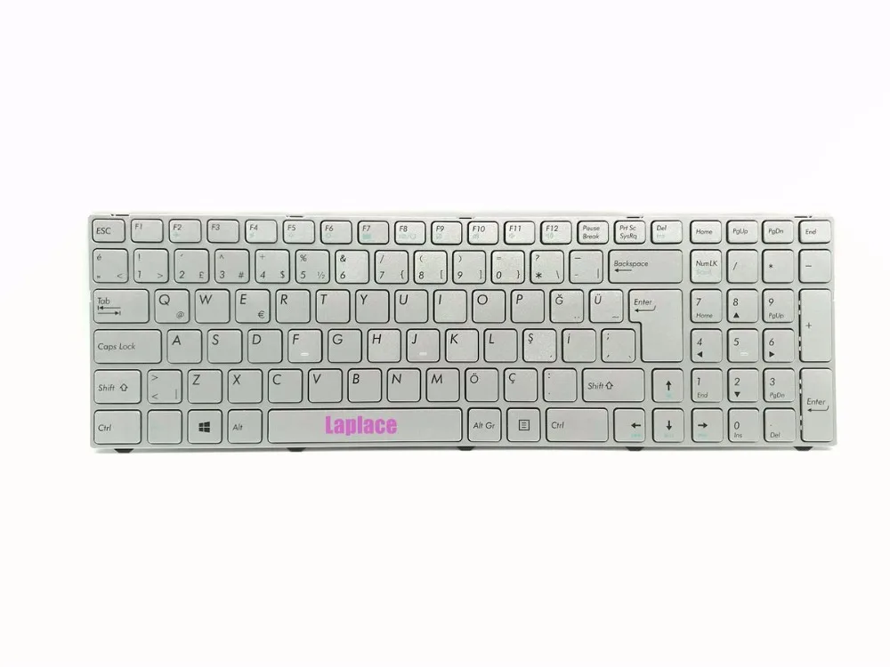

New Turkey silver keyboard for Casper C15M/Casper C15B/ CSD/ CSY/C17/CGU