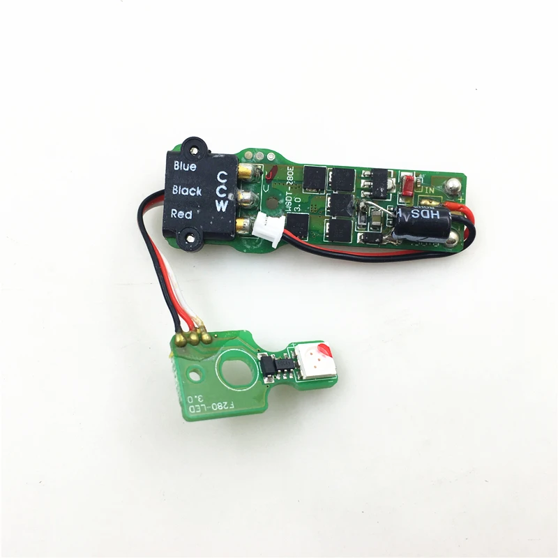Esc sans brosse ccw et led rouge pour les pi ces de rechange d