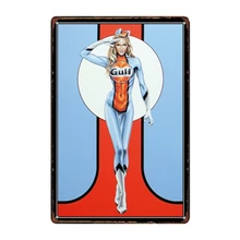 Металлическая винтажная табличка для гаража Ретро жестяная вывеска настенное Искусство Плакат Бар АЗС гаражное украшение домашний декор 20*30 см