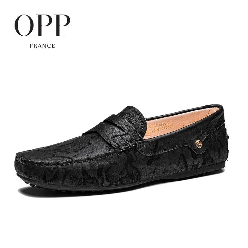 

OPP 2017 Men's Driving Shoes moccasins Men Footwear Flats Casual Comfortable Men's Leather Loafers For Men Shoes