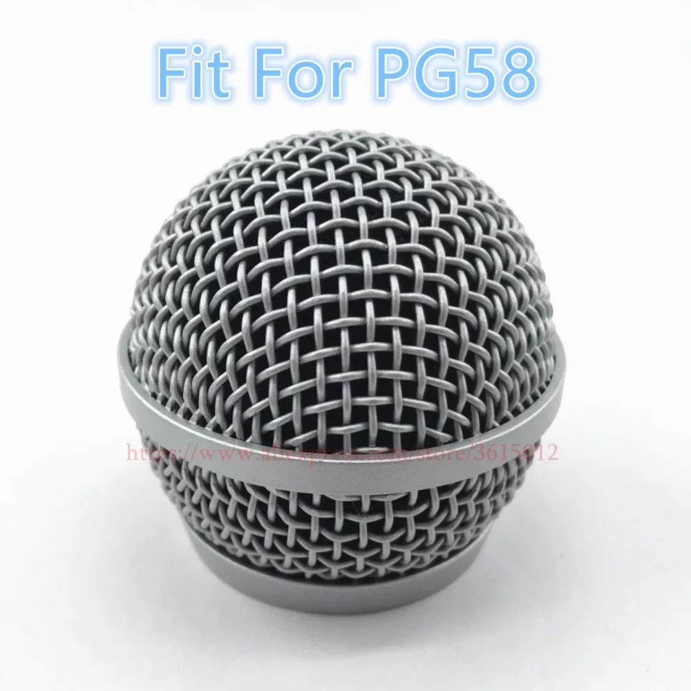 Высокое качество Профессиональная Замена микрофонная решетка шаровая Головка сетка подходит для shure PG48 PG58