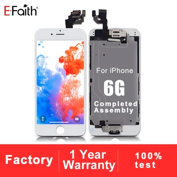 

EFaith 20 PCS/ lot AAA Quality LCD Display For iPhone 6 with Touch Screen Digitizer Completed Assembly with Home Button & Camera