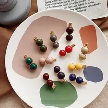 Силиконовые мини-сумки Bean шпилька Liu Haijiao шаровой головкой зажим «утиный клюв» шпилька для волос с шириком Сторона Клип аксессуары для волос головной убор G0329