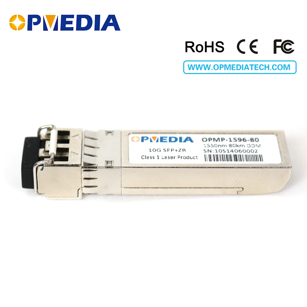 

Compatible with FOUNDRY 10GBASE-ZR SFP+ transceiver,10G 1550nm 80km SFP+ ZR optical module with dual LC connector and DDM