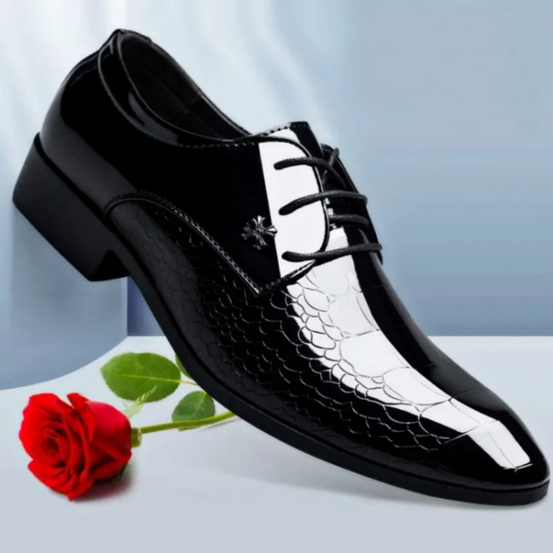 

Male Business Dress Casual Dress Leather Man England Men Shoes Leather Fashion Hot Selling Leather Casual Shoes Men