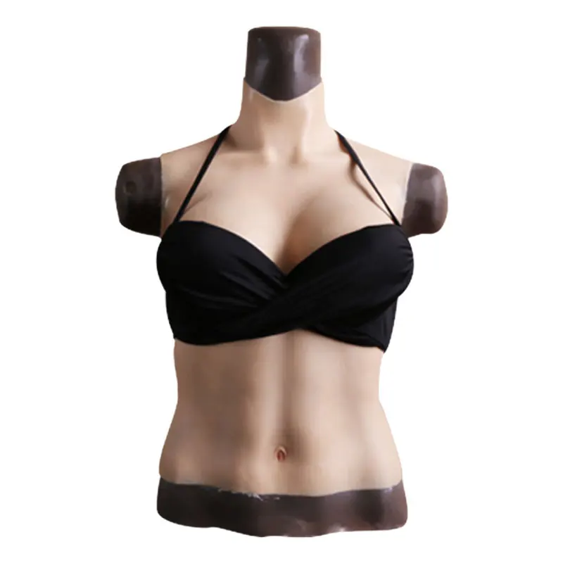 

Freeme Silicone Breast Half Body Version High Collar G Cup Breast for Crossdressing