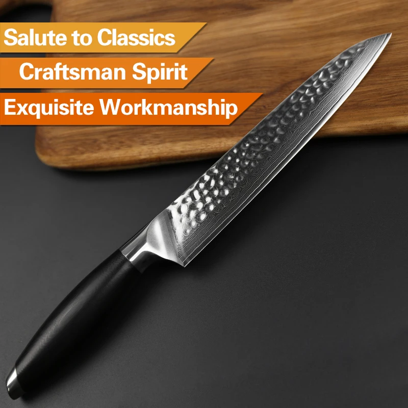  XINZUO 8 inch Cleaver Meat Knife Japanese VG10 Damascus Kitchen Knives Brand Stainless Steel Cookin - 32879934108