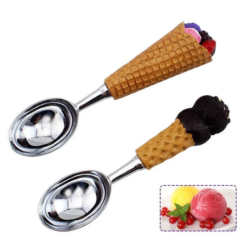 Upspirit 1 шт. полимерная ручка для мороженого совок для мороженого Мячи стеки мороженого Ложка-шарик инструменты для копания фруктов кухонные принадлежности