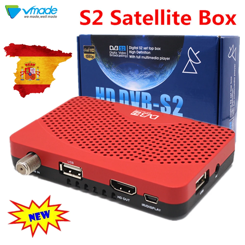 

Best-selling Spain Full HD 1080p DVB S2 receiver of satellite digital television broadcasting digital tv box tuner s2 receptors