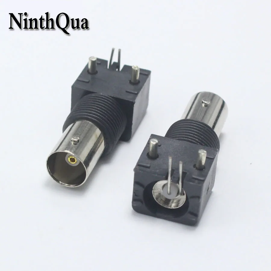 NinthQua 1 шт. черный BNC Гнездовой разъем коаксиальный Q9 PCB панель монитор видео