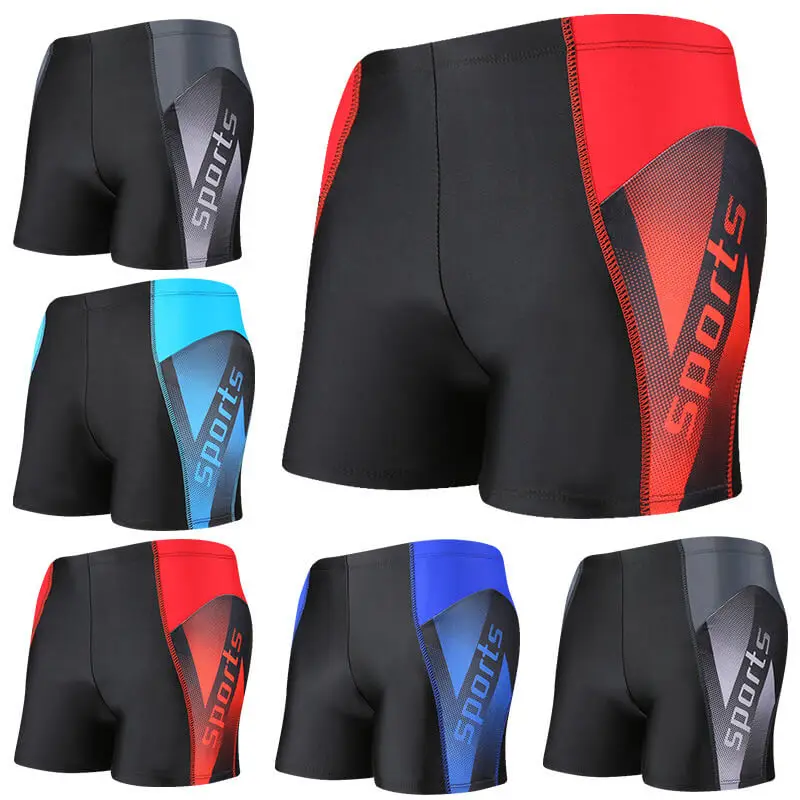 

Men Swimming Short Trunks Male Beach Pool Swimwear Nylon Wave Quick Drying Swimsuit Printing Quick-dry Underwear Boxer