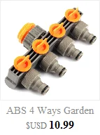 ABS G 3/4'' Water Hose Quick Connectors Garden Pipe/Tubing Fittings Orange Removable Water Plumbing Irrigation Repair Hose Joint