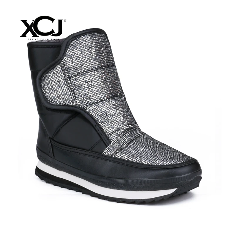 

Women's Winter Shoes Plus Big Size High Quality Brand Women Shoes Plush And Wool Warmful Women Winter Boots Mid Calf Boot XCJ