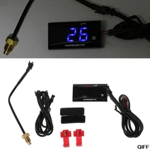 Termômetro digital para motocicleta, medidor de temperatura de água para instrumento de corrida universal lcd para koso yamaha scooter may06