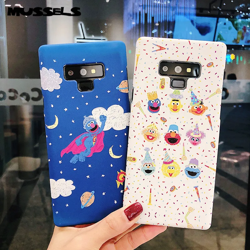 Моллюски чехол для телефона Samsung Galaxy S8 S9 Plus Note 8 9 S7 Edge жесткий Пластик мультфильм