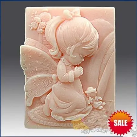 3 &quotангел молитвы 50001 ремесла силиконовая форма для мыла DIY|molde diy|mold craftmold silicone mold |