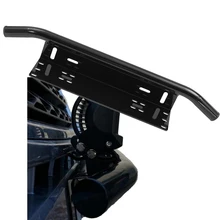 Universale Paraurti Anteriore License Plate Holder Staffa del Telaio di Montaggio Bull Bar Stile per Fuori Strada Luci di Bar LED SUV Camion Pick-Up