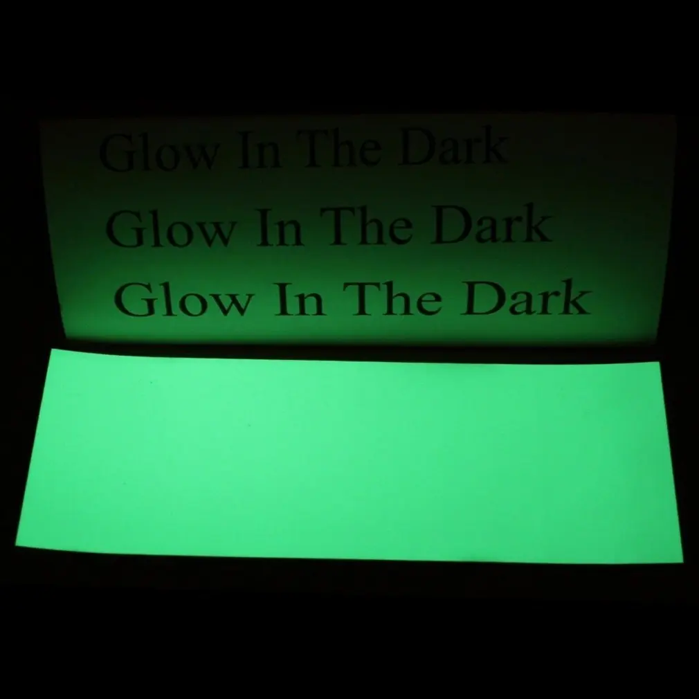 

Luminous Green PET None-Radioactive Stylish 8*3 inch Luminous Green Glow In The Dark Tape Self Adhesive Sticker Sheet