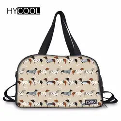 HYCOOL Собака Такса 2018 Professional большая спортивная сумка с обувью карман Для мужчин/Для женщин Фитнес Training вещевой мешок для йоги сумочка
