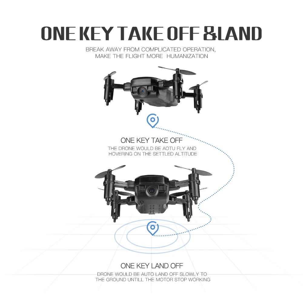 XGODY мини складной Радиоуправляемый квадрокоптер с 720P HD камерой 2,4G wifi FPV RC Дрон 3D переворачивает самолет высота удержания Радиоуправляемый вертолет