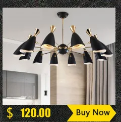 american glass Chandeliers indoor lighting lustre modern chandelier lights for dining room restaurant living room