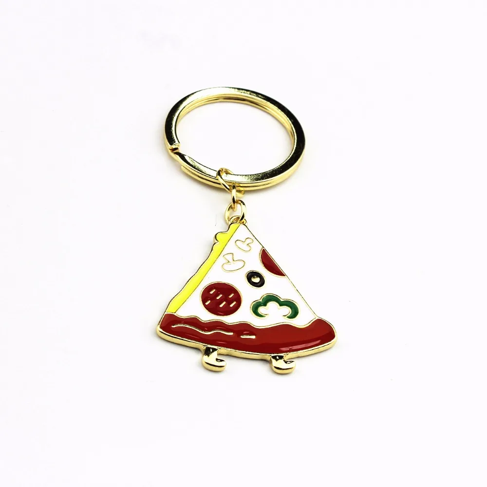 

Timlee X066 Creative Contracted key Ring Watermelon Pizza Hamburg Key Chains,Fashion Jewelry Wholesale