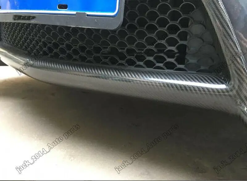 Для 2008 2009 2010 2011 Benz C Class W204 C63 Sedan AMG Real Carbon Fiber передний бампер для губ|Амортизаторы| |