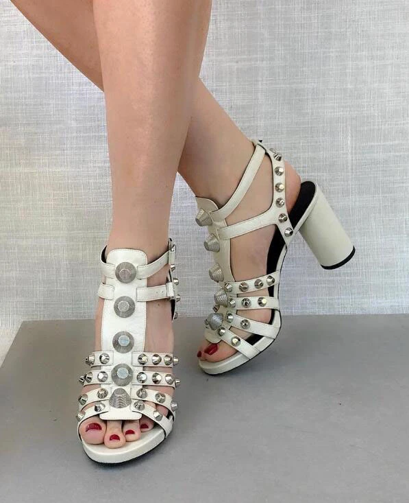 chunky heel evening shoes