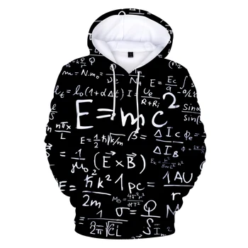 

E = mc23D Print Hoodie Harajuku Women's Sweatshirt Hip-Hop Wind Hooded Sweatshirt Men's/women's Casual Wear Q0213