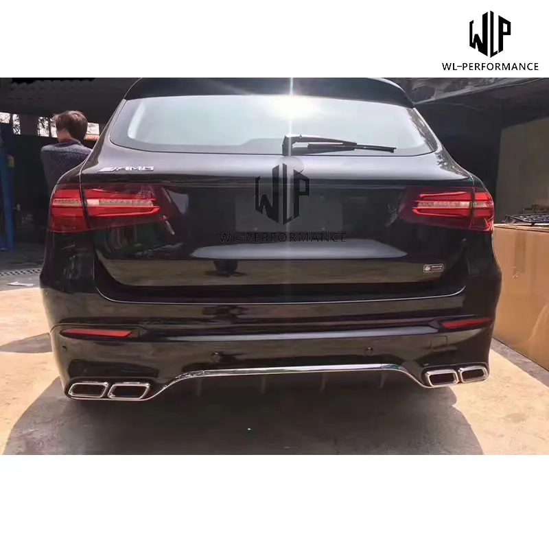 GLC200 260 300 PP Неокрашенный комплект кузова автомобиля передний и задний бампер