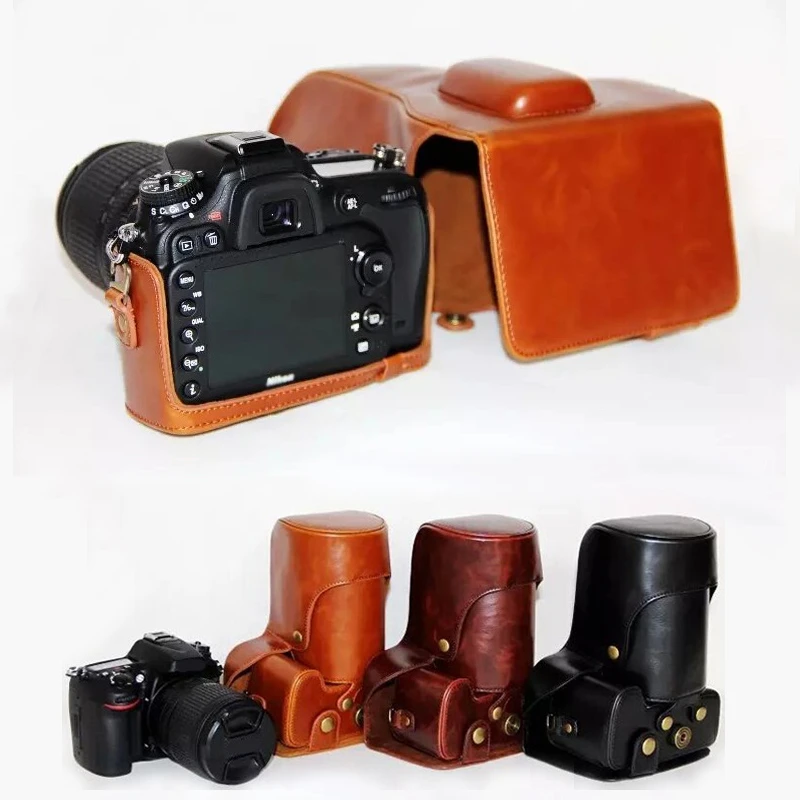 Pu レザーカメラケースバッグカバーニコン D7000 D7100 D70 デジタル一眼レフカメラバッグプロテクター Camera Cases Bags Covers Dslr Camera Bagcamera Bag Aliexpress