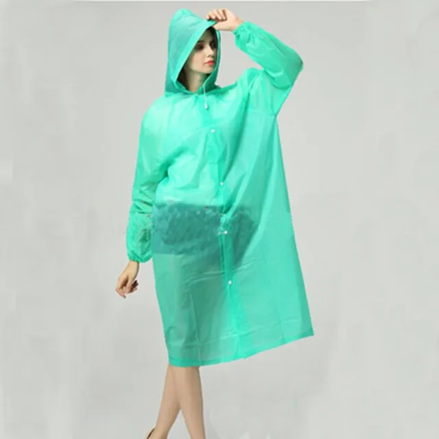 Buy Transparent Rain Poncho Women Raincoat Waterproof
