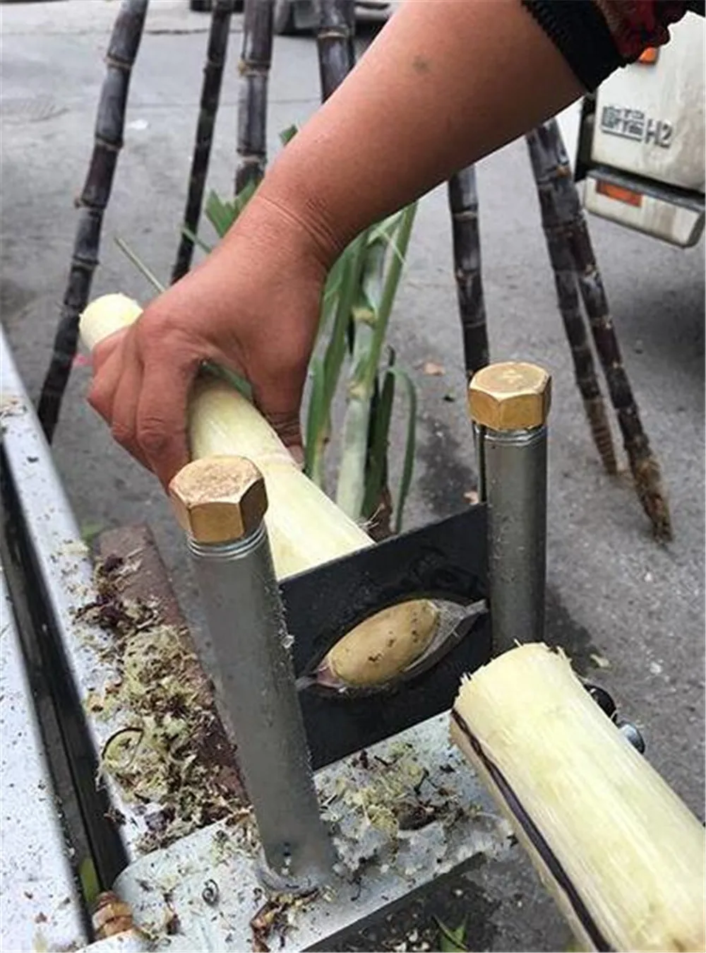 sugarcane peeling machine06
