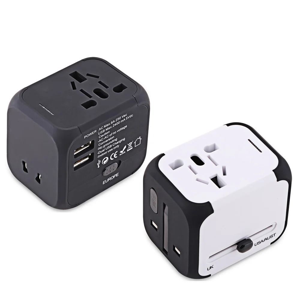 All in One International Adapter US/AU/EU/UK MultipurposeTravel Adapter