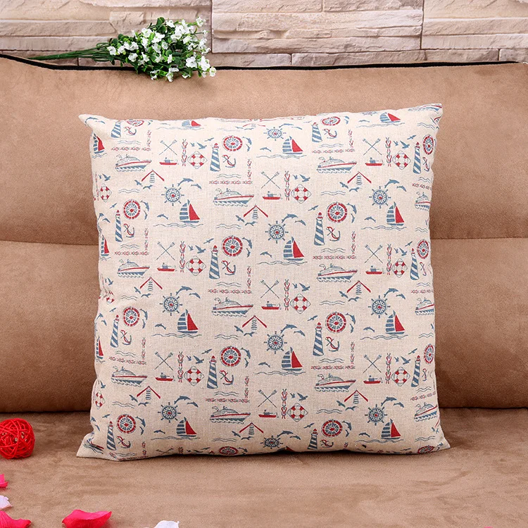 

Classic maritime style cotton pillow cover / car cushion covers