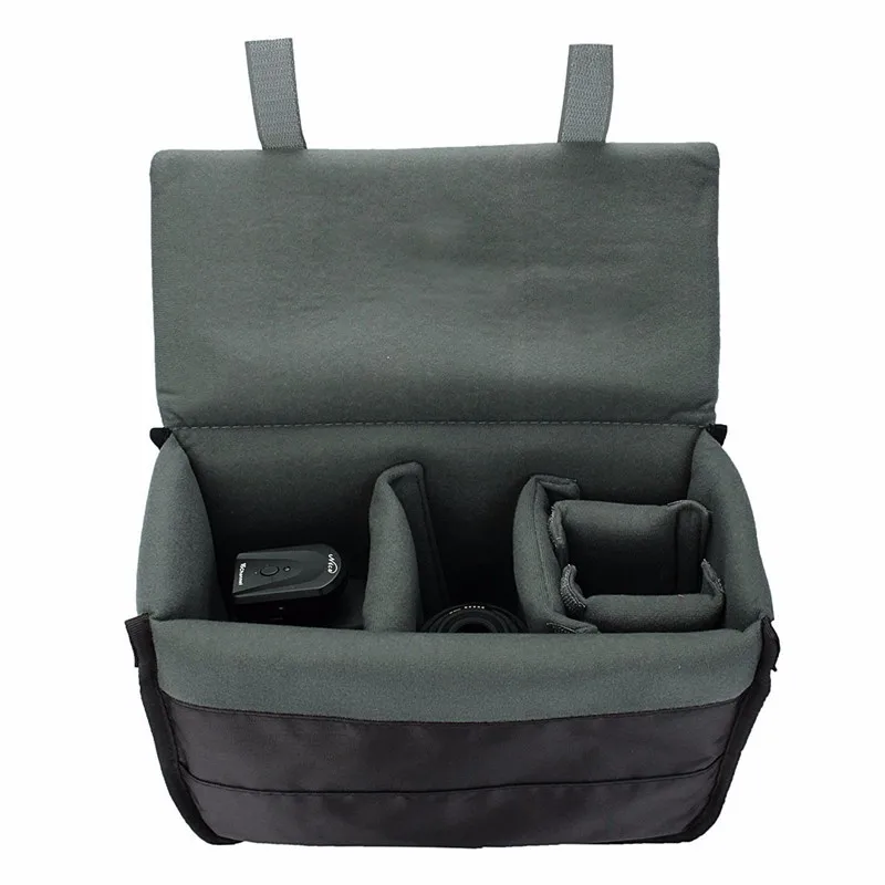 

Insert Padded Camera Bag DSLR Inner Folding Divider Partition Protect Case 27X14X20cm moistureproof shockproof